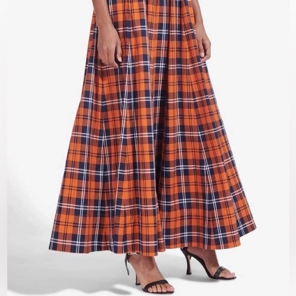 NWOT Staud Wells Maxi Dress Poppy Plaid 🌟Rare🌟 - Picture 7 of 16